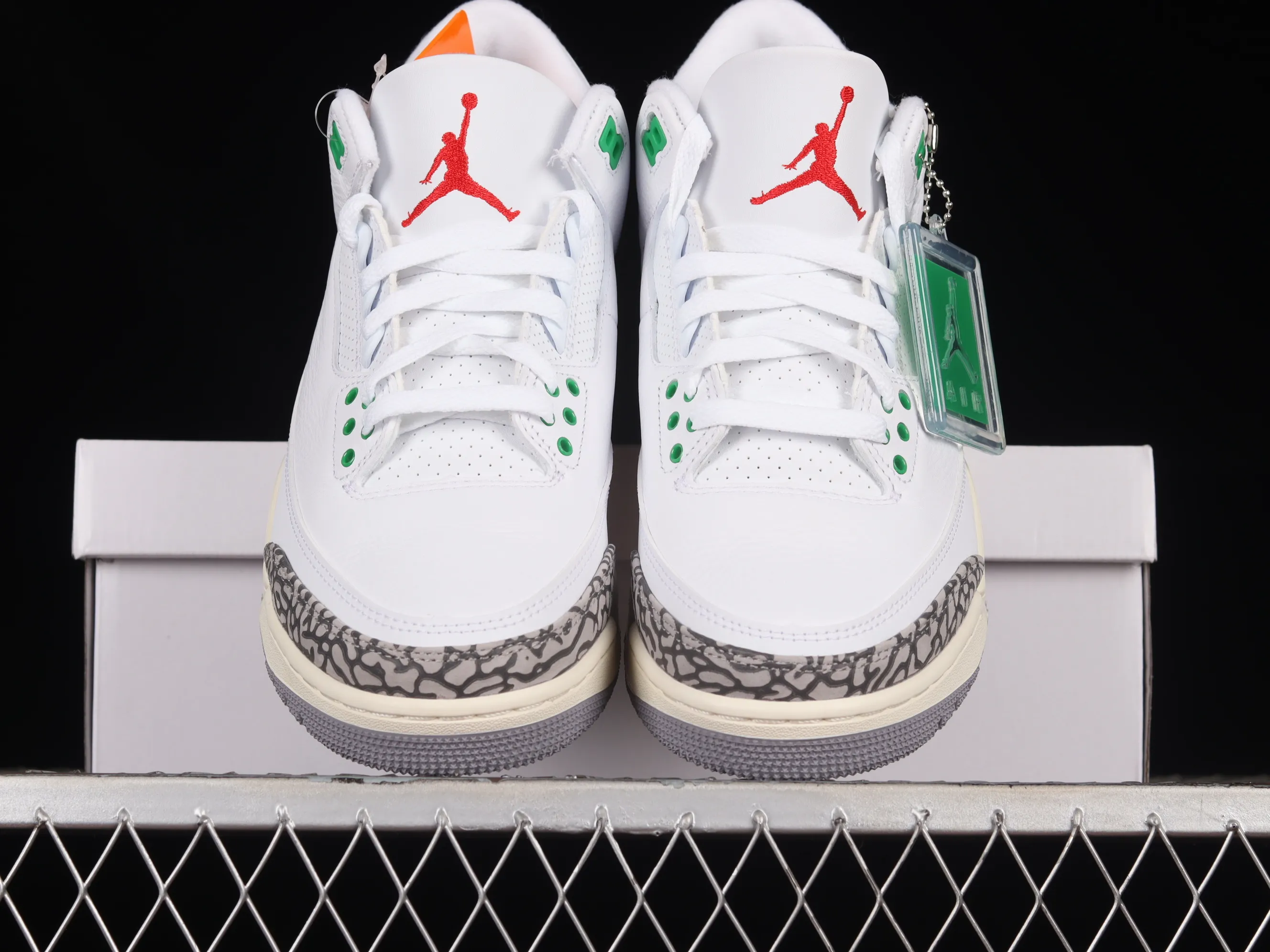 All categories Air Jordan Jordan series basketball shoes Air Jordan 3 foreign trade version Air Jordan 3 "Lucky Green" AJ3 Joe 3 green cement CK9246-136